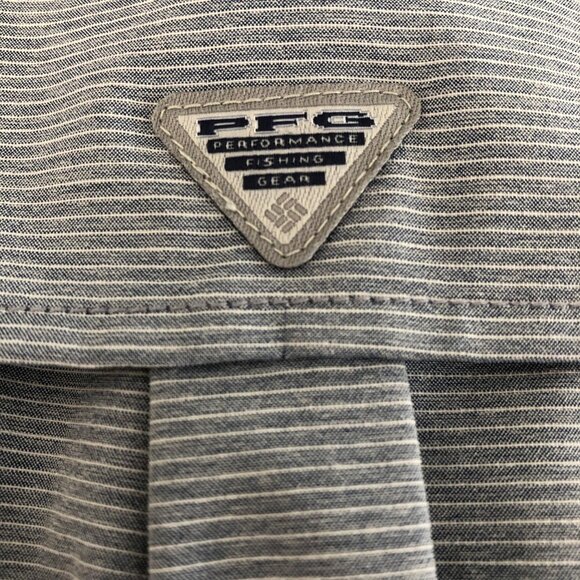 Columbia Performance Fishing Gear Lg Slv Omni Wick Shirt Blue Gray Sz XL NWOT - Picture 7 of 16